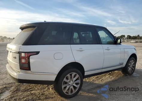 2016 Land Rover Range Rover Hse from USA, damaged, VIN SALGS2KF2GA266798